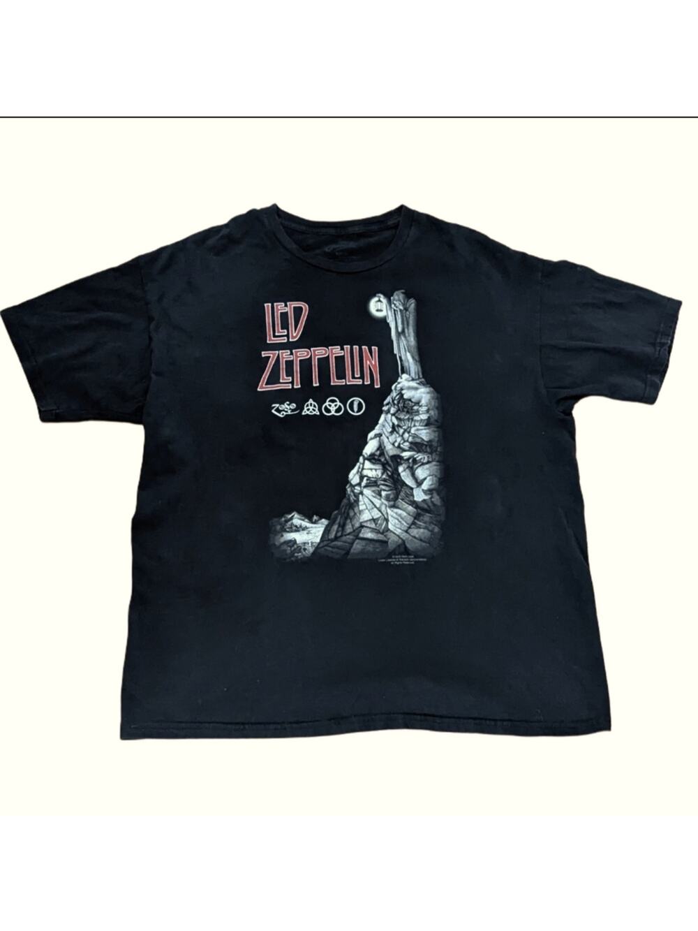 Bravado Unisex Led Zeppelin 2008 Graphic Stairway Classic Rock Band Tee Shirt